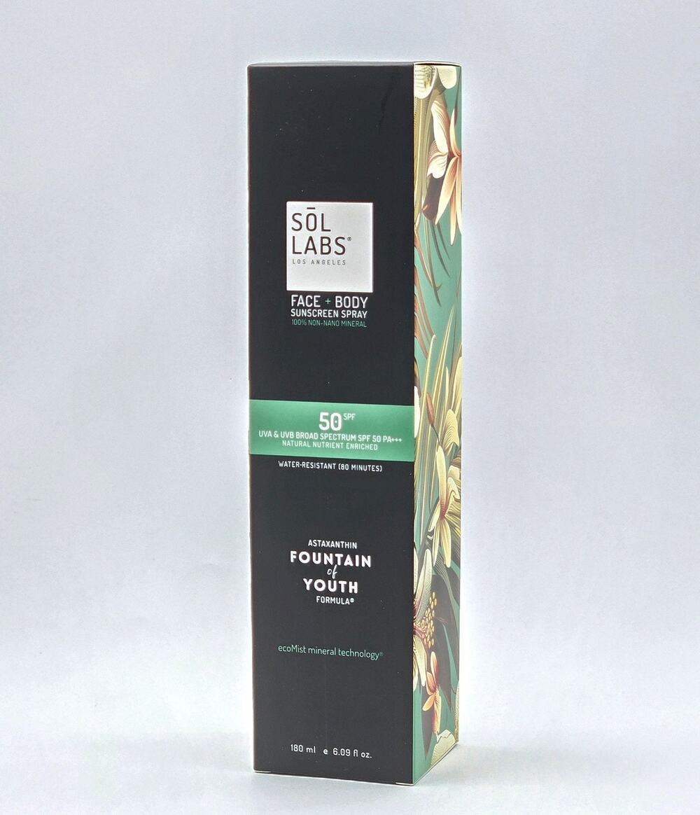 SOL LABS Natural Mineral SPF 50 Sheer Mist 6.08 oz